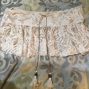 Lucky Brand swim cover skirt